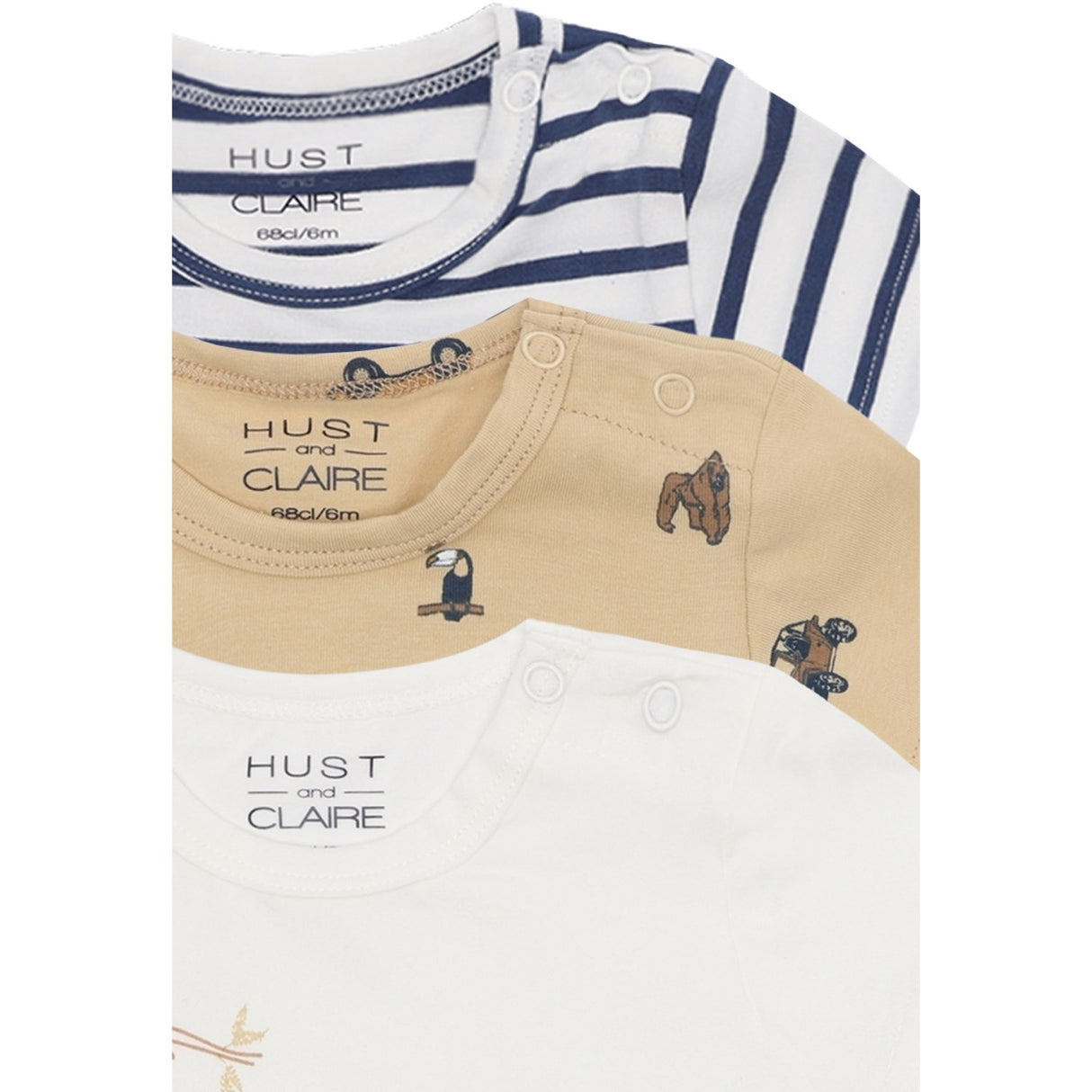 Hust & Claire Pale Khaki Bertram Body 3-pak