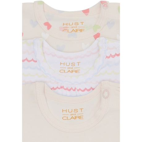 Hust & Claire White Bella Body 3-pak