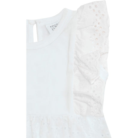 Hust & Claire White Kristi Kjole