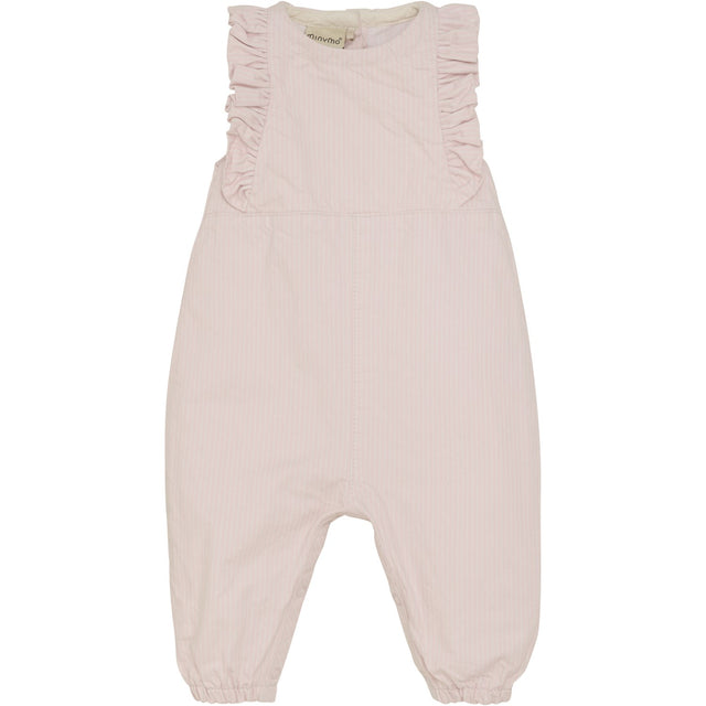 Minymo Pink Dogwood Overall Twill