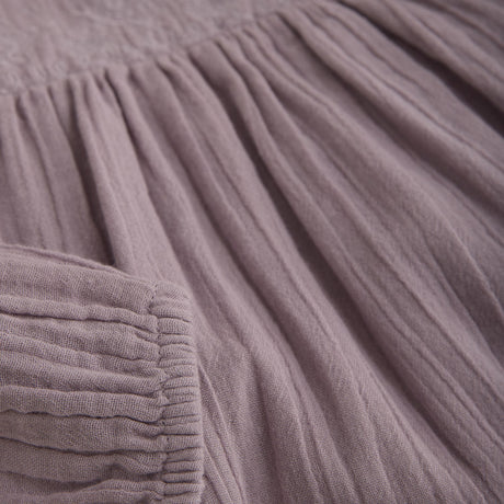 Minymo Elderberry Kjole Med Broderi