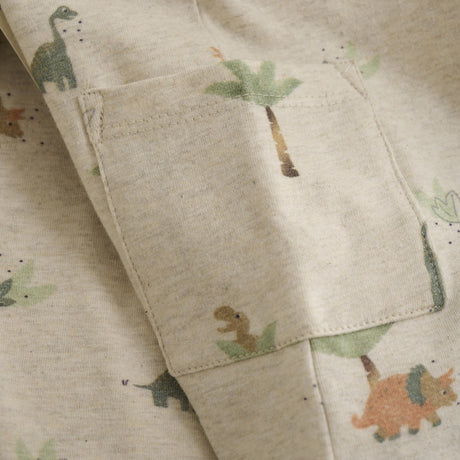 Minymo Light Beige Melange Heldragt AOP