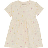 Minymo White Swan Body Kjole AOP