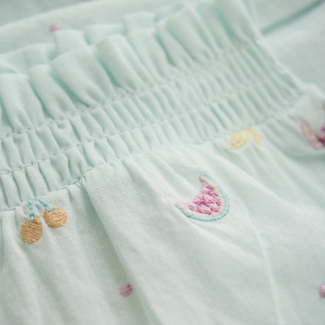 Minymo Wan Blue Bukser Embroidery