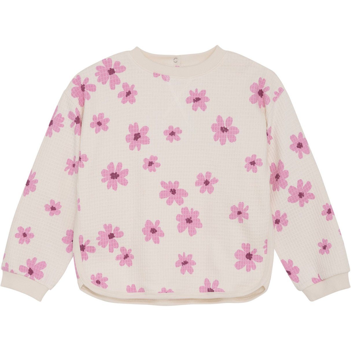 Minymo White Swan Sweatshirt AOP