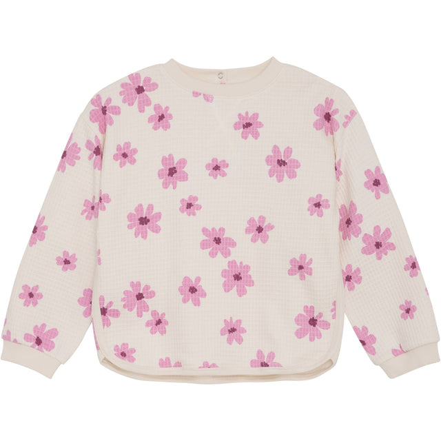Minymo White Swan Sweatshirt AOP
