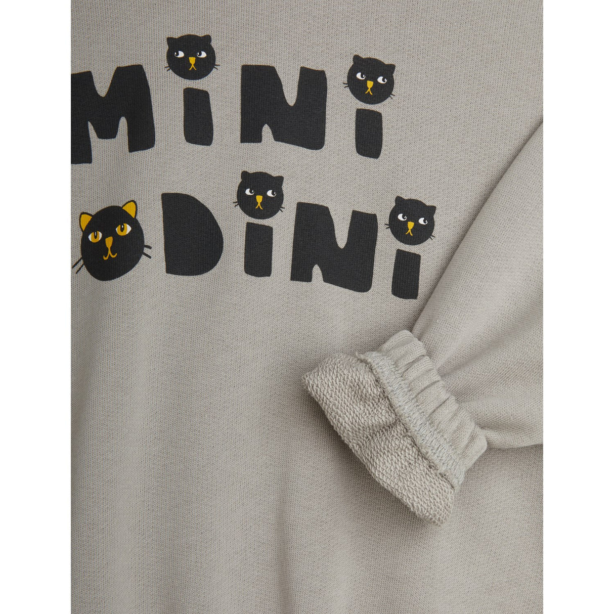 Mini Rodini Grey Mini Rodini Cats Sweatshirt