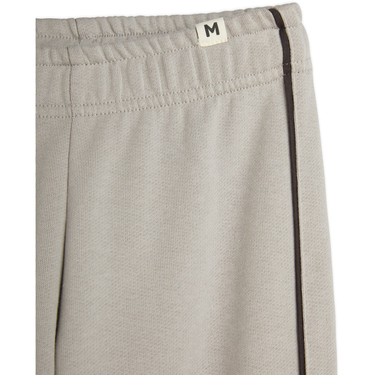 Mini Rodini Grey Plain Piping Sweatpants