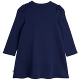 Mini Rodini Blue Bow Application Sweat Kjole