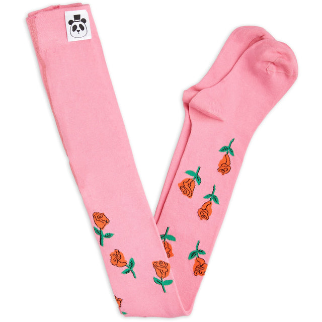 Mini Rodini Pink Roses Tights