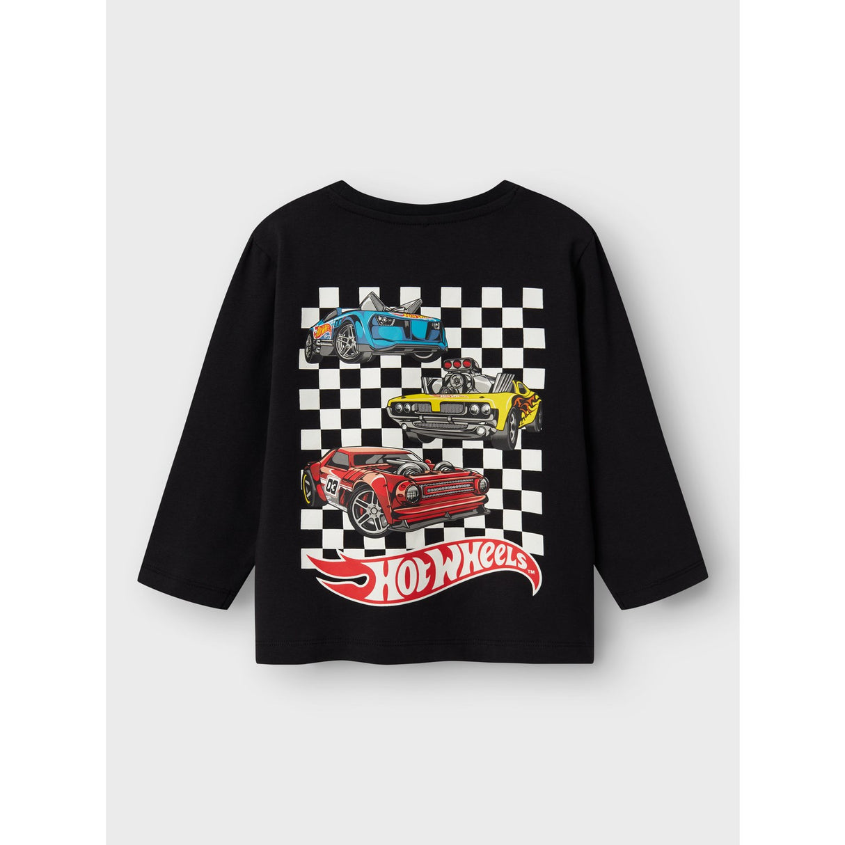 Name It Black Drum Hot Wheels Regular Bluse