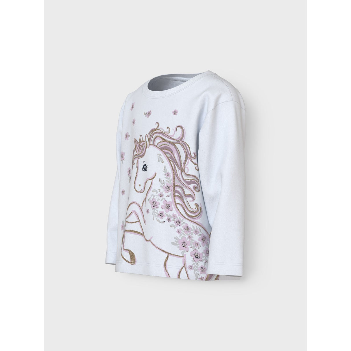 Name It Bright White Unicorn Valiane Regular Bluse