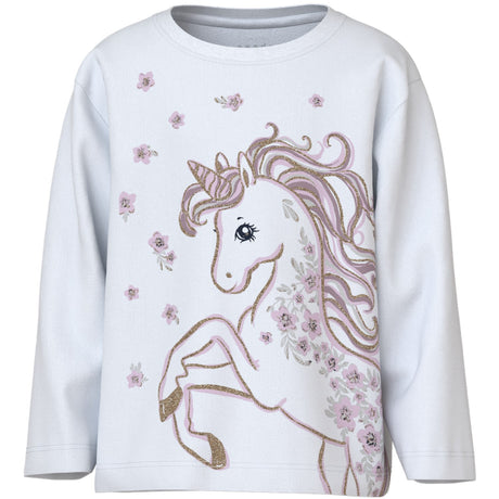 Name It Bright White Unicorn Valiane Regular Bluse