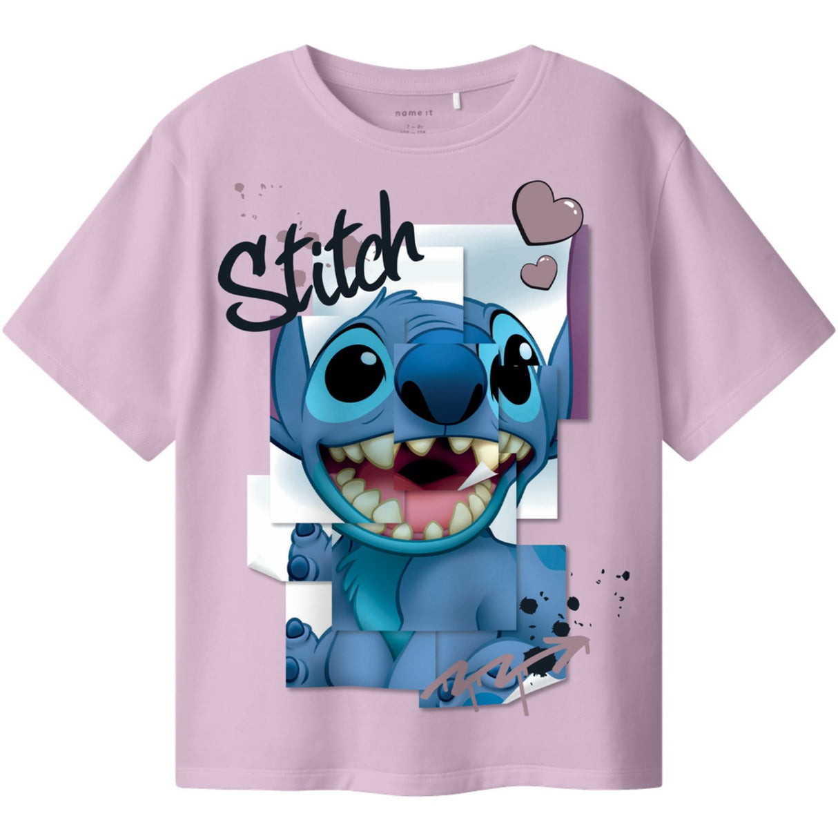 Name It Winsome Orchid Diri Stitch Regular T-Shirt Noos