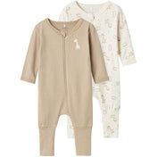 Name It Jet Stream Natdragt 2-pak Zip Jet Giraffe Noos