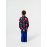 Bobo Choses Midnight Blue Multicolor Garland Woven Kjole