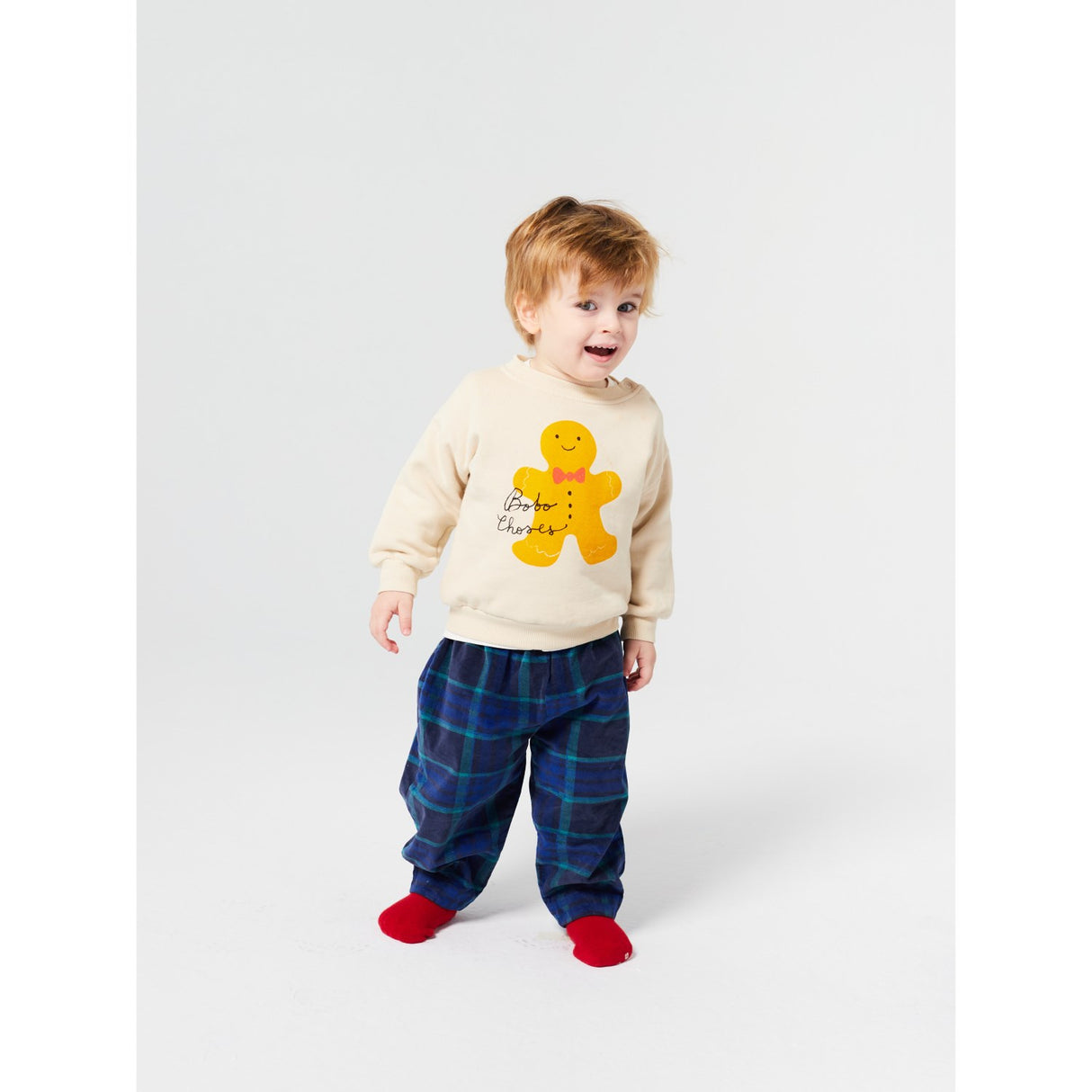 Bobo Choses Offwhite Baby Gingerbread Sweatshirt