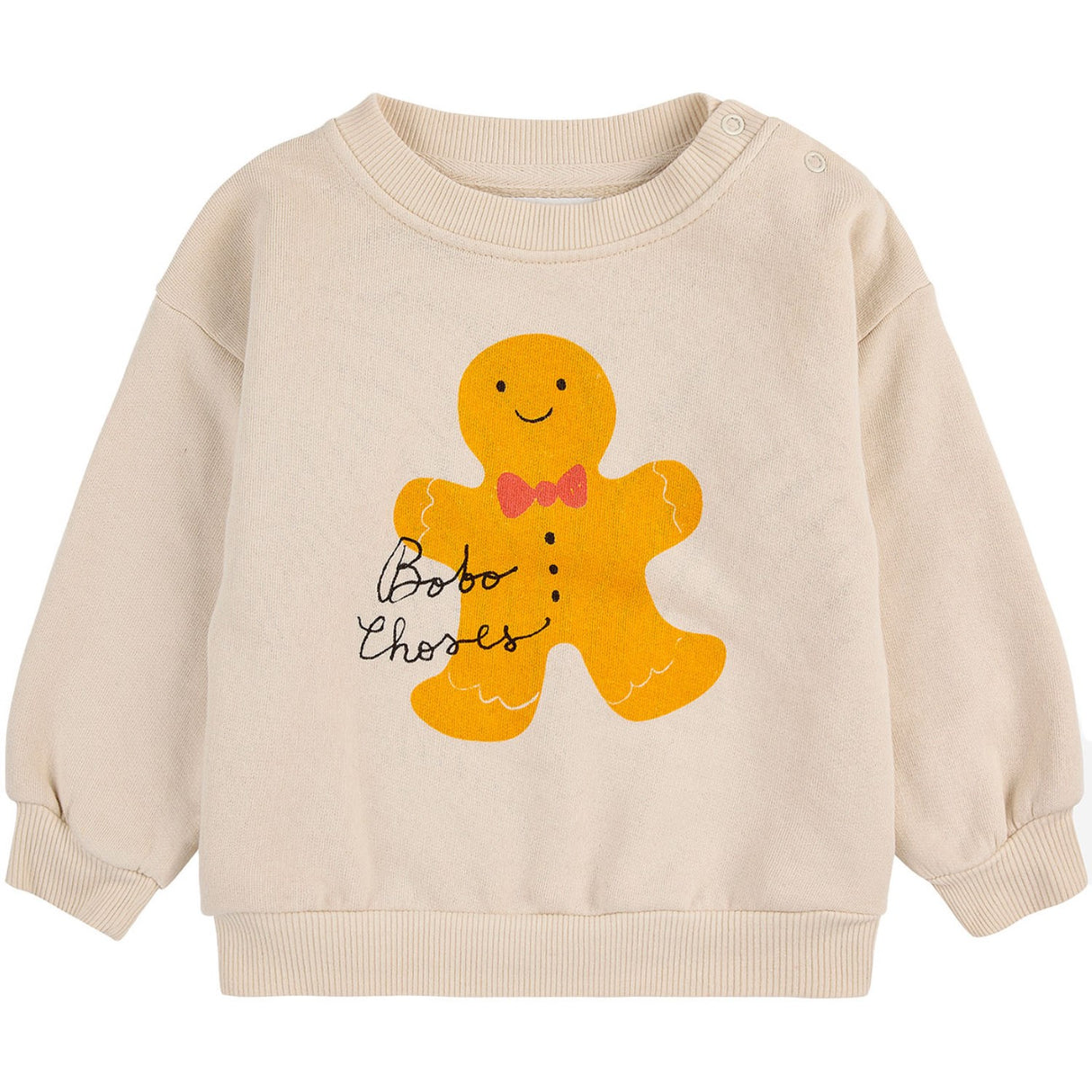 Bobo Choses Offwhite Baby Gingerbread Sweatshirt