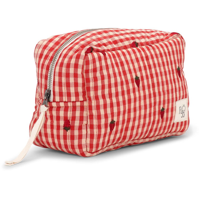 Flöss Berry Gingham Molly Lille Toilettaske
