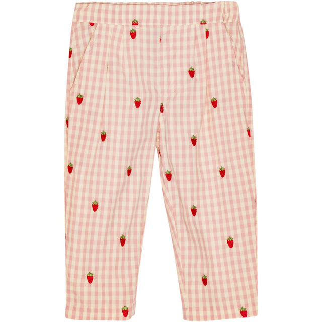 Flöss Pink Berry Gingham Dolly Bukser