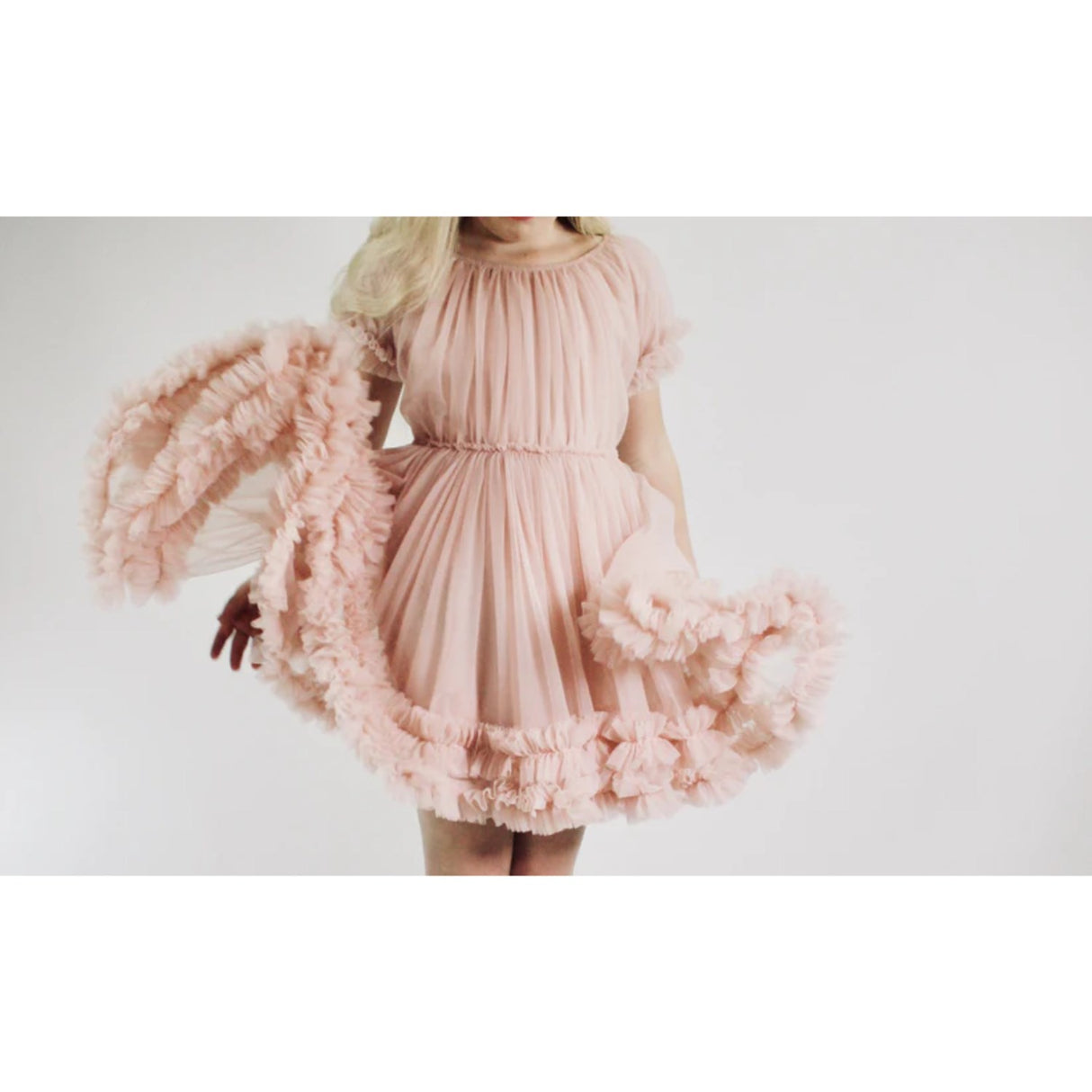 Dolly by Le Petit Frilly Kjole Ballet Pink