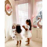 Dolly by Le Petit Frilly Kjole Offwhite