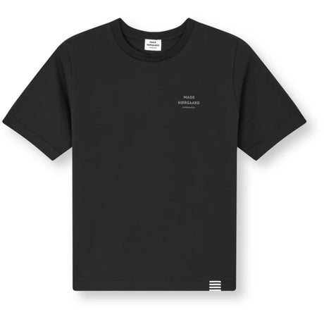 Mads Nørgaard Black Printed Tee Thorlino Tee