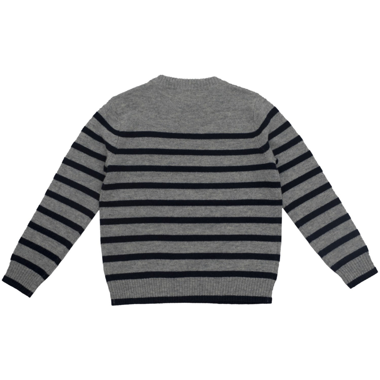 HOLMM Oxford Stripe Obay Cashmere Strik Sweater