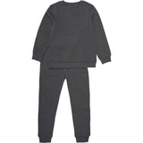 Minymo Dark Gray melange Sweatsæt 2-pak