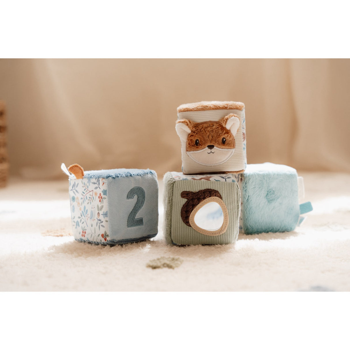 Little Dutch Forest Friends Blue Aktivitetsterninger 4-Pak