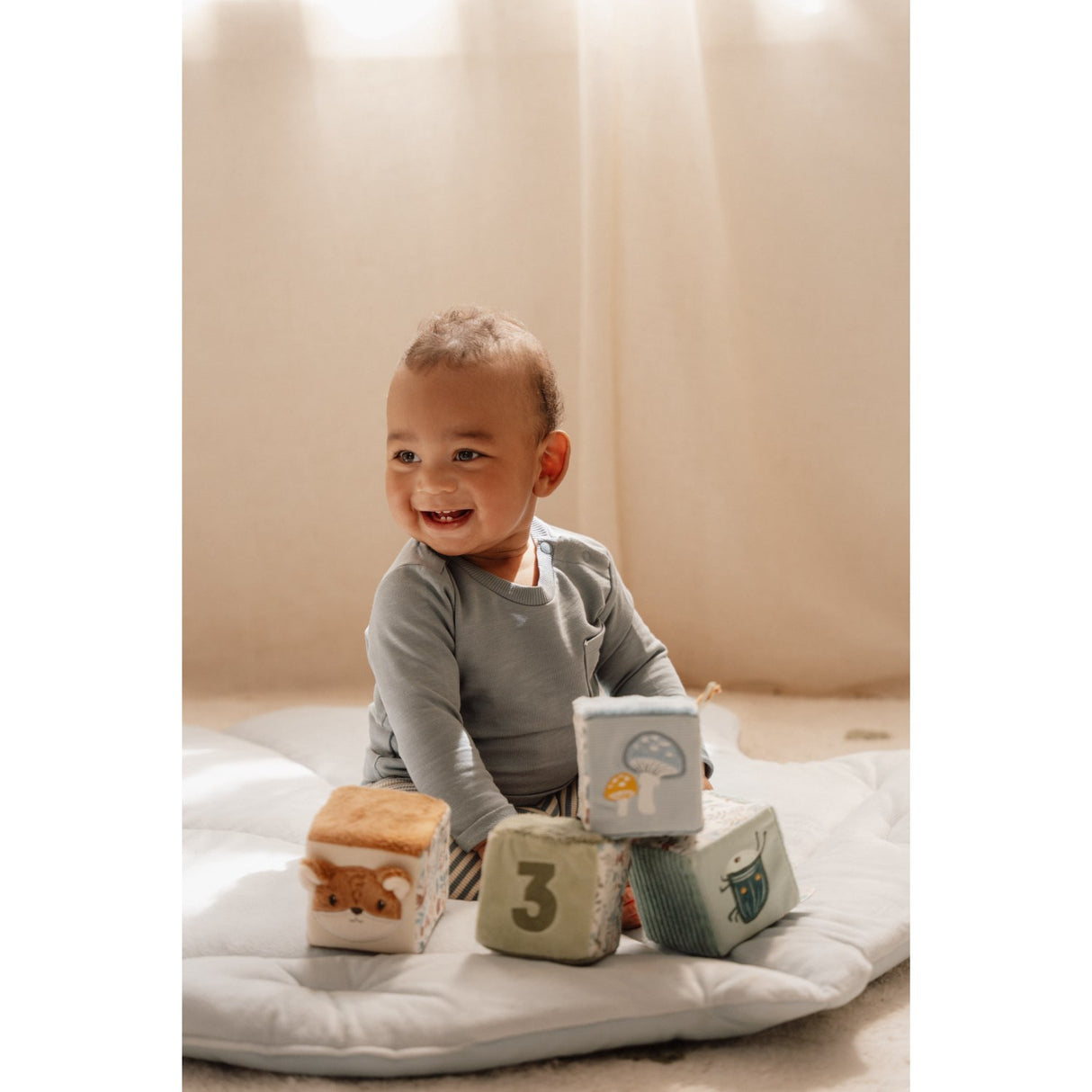 Little Dutch Forest Friends Blue Aktivitetsterninger 4-Pak