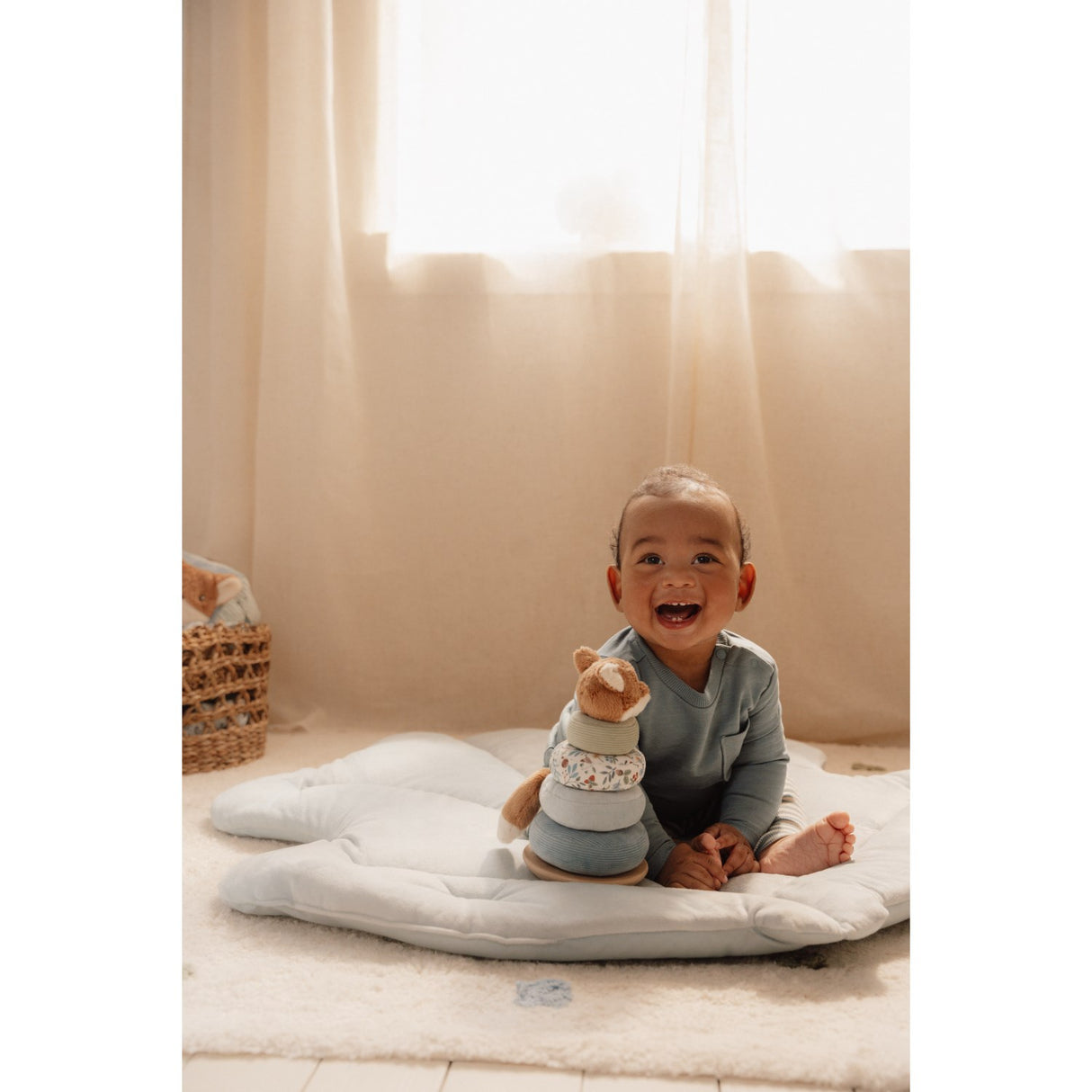 Little Dutch Forest Friends Blue Stableringe