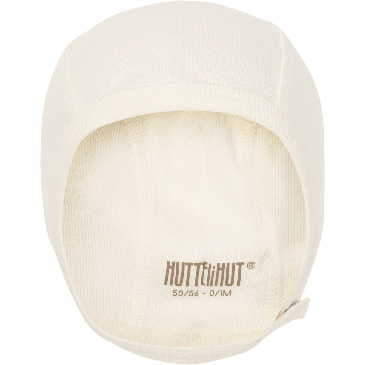 Huttelihut Antique White Babyhjelm Rib