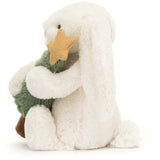 Jellycat Bashful Kanin Med Juletræ 18 cm