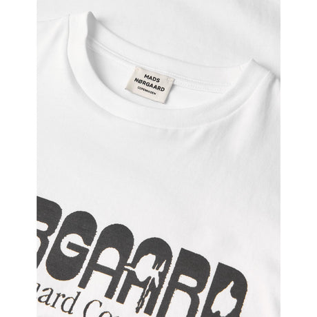 Mads Nørgaard White Printed T-shirt Thorlino T-shirt