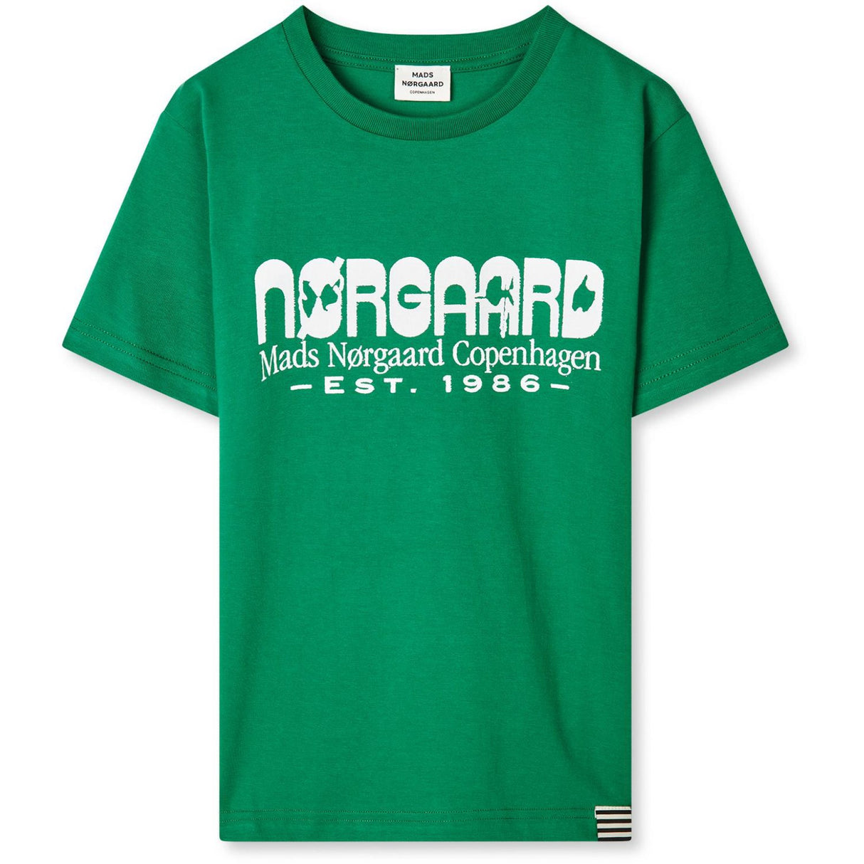 Mads Nørgaard Verdant Green Printed T-shirt Thorlino T-shirt
