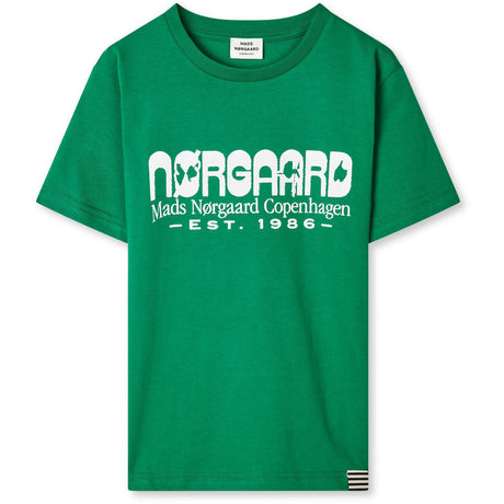 Mads Nørgaard Verdant Green Printed T-shirt Thorlino T-shirt