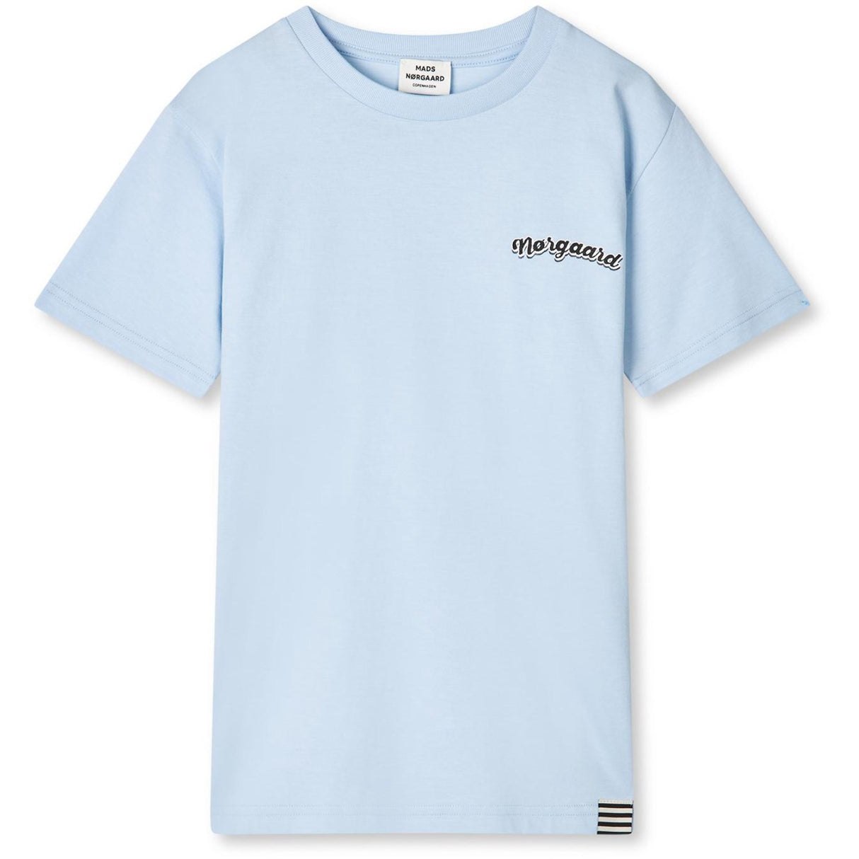 Mads Nørgaard Cashmere Blue Printet T-shirt Thorlino Tee