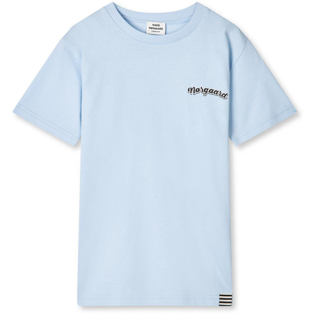 Mads Nørgaard Cashmere Blue Printet T-shirt Thorlino Tee