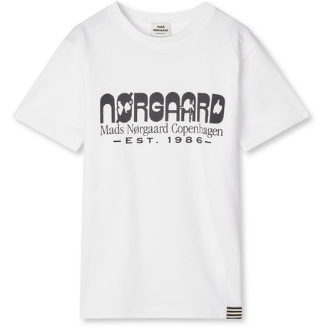 Mads Nørgaard White Printed T-shirt Thorlino T-shirt