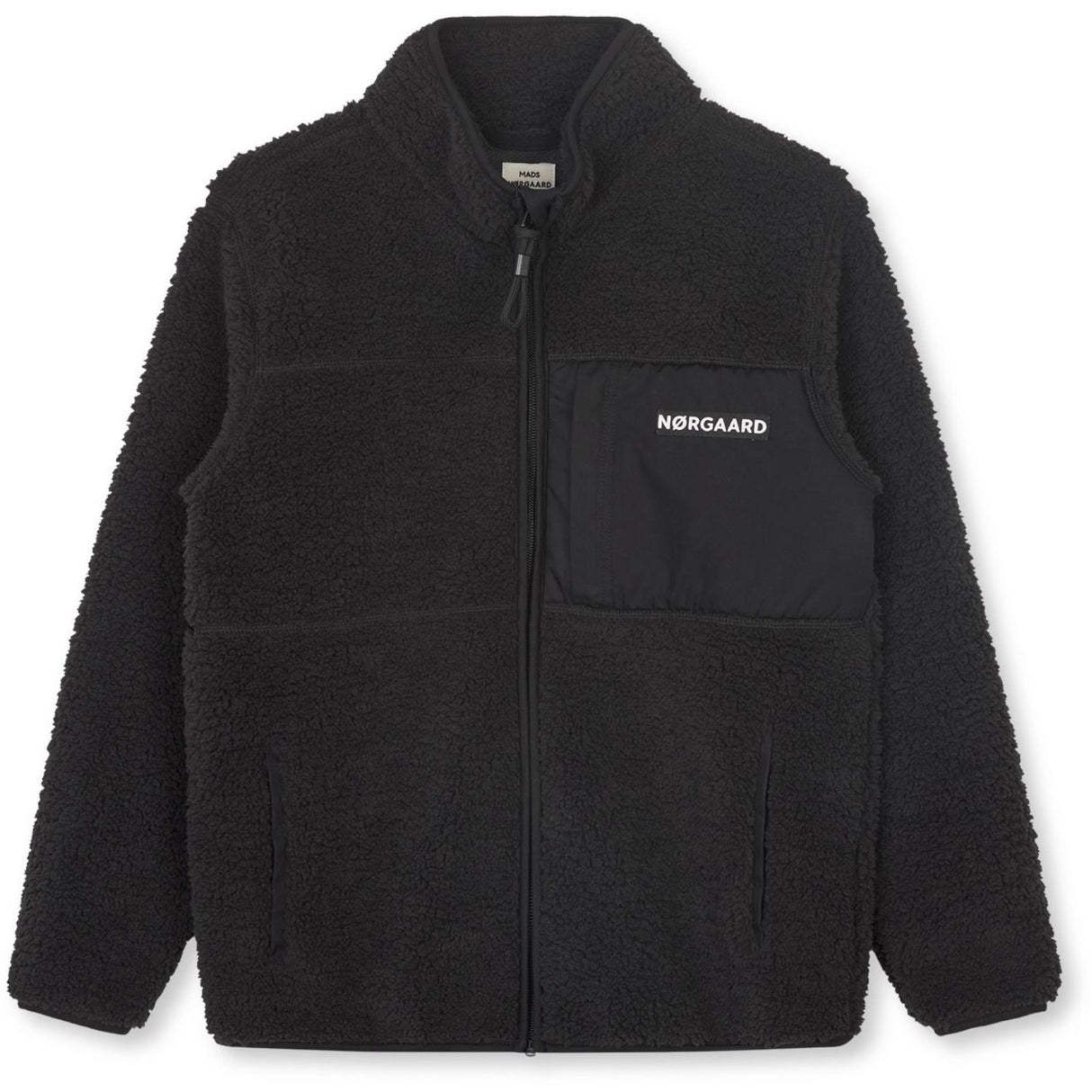 Mads Nørgaard Jet Black Teddy Fleece Jeffo Jakke