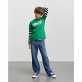 Mads Nørgaard Verdant Green Printed T-shirt Thorlino T-shirt