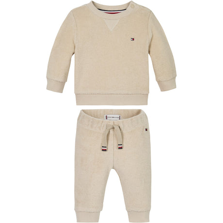 Tommy Hilfiger Classic Beige Towelling Sweatsæt