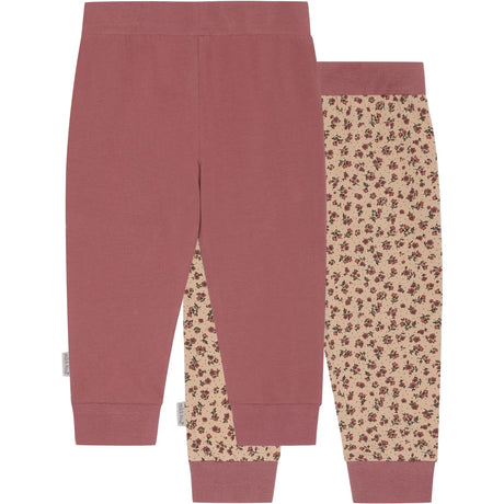 Mikk-Line Rose Brown 2-Pak Leggings