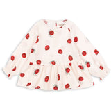 Konges Sløjd Ladybug Bow Coco Ladybug Bluse GOTS