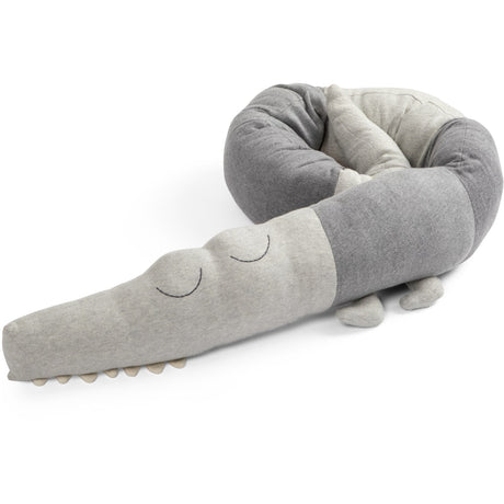 Sebra Elephant Grey Strikket Pude Sleepy Croc