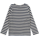 THE NEW Siblings Mood Indigo Striped Fro Uni Rib Bluse