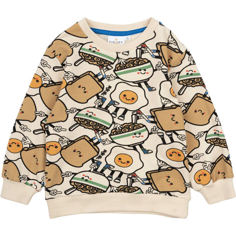 THE NEW Siblings White Swan AOP Nelson Sweatshirt