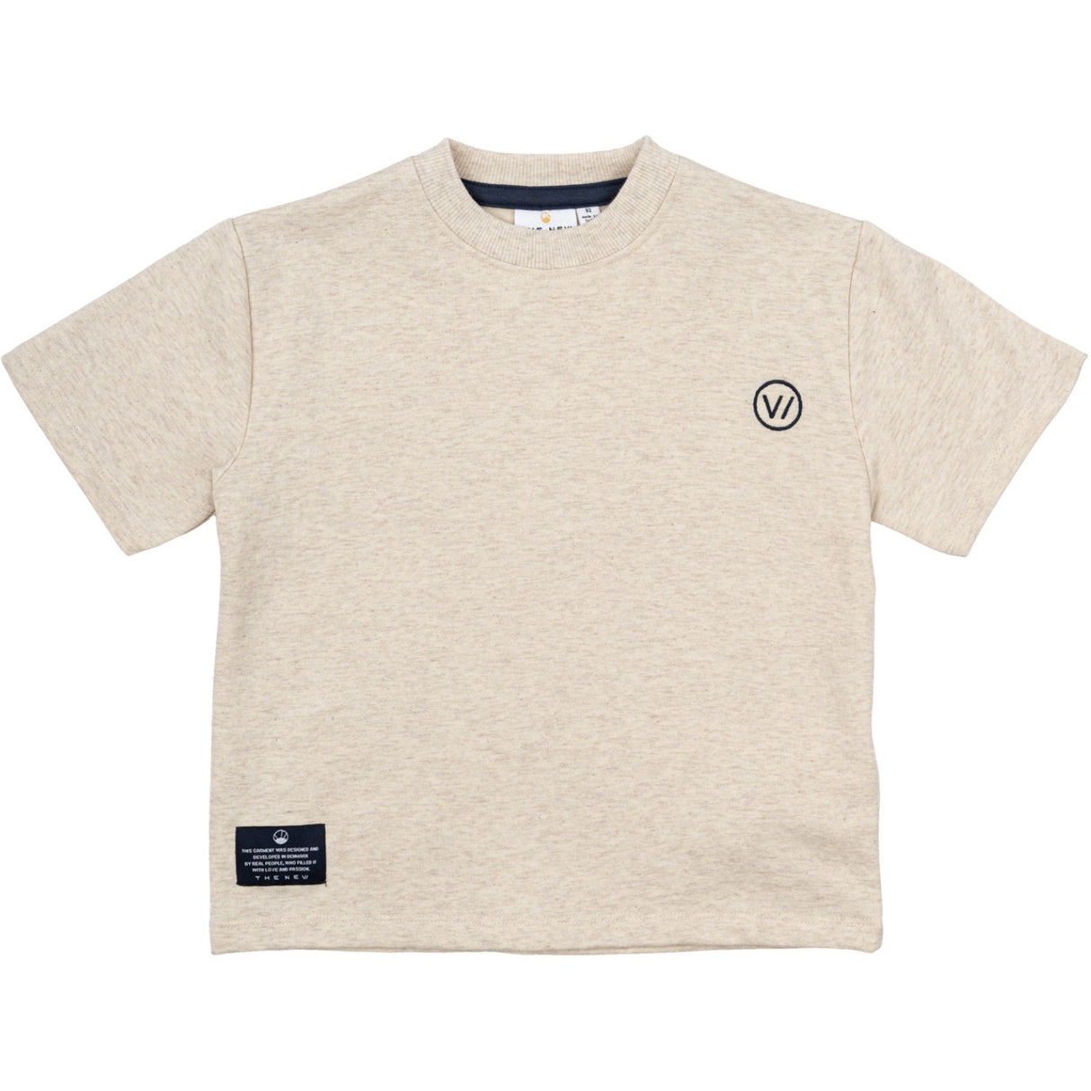 THE NEW Siblings Oatmeal Melange Norval Oversize Sweat T-Skjorte