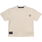 THE NEW Siblings Oatmeal Melange Norval Oversize Sweat T-Skjorte